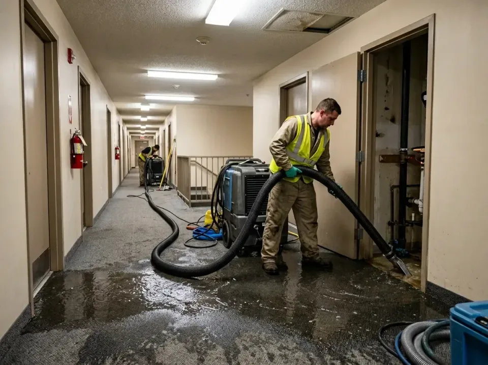 multi-unit-apartment-hallway-f-005 — frequently asked questions, Emergency Burst Pipe Water Extraction & Removal in Galesbur…
